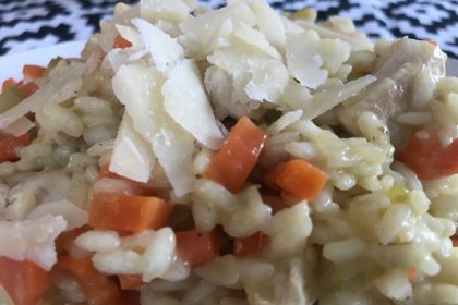 Risotto met groenten en rijst