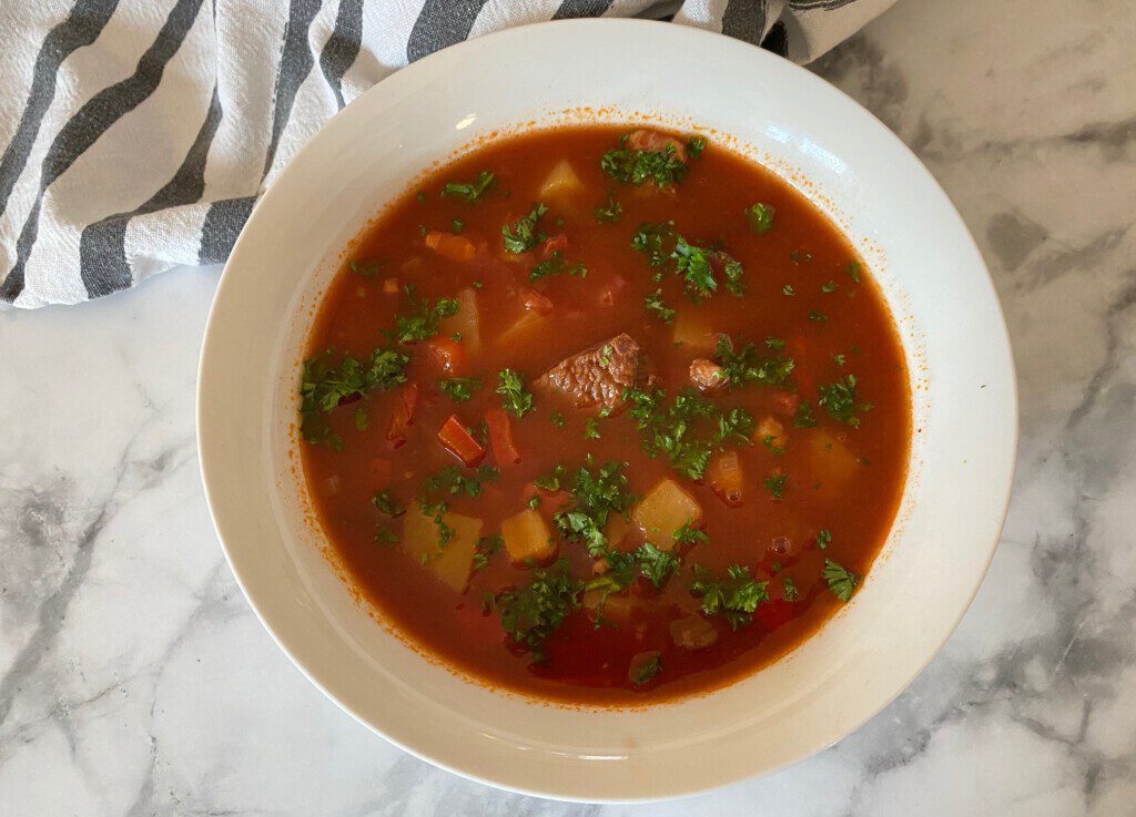 goulash soep recept foto
