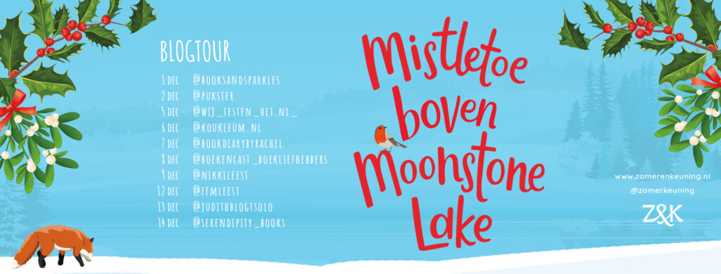 Blogtour banner Mistletoe boven Moonstone Lake